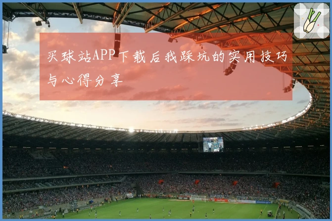 买球站APP下载后我踩坑的实用技巧与心得分享